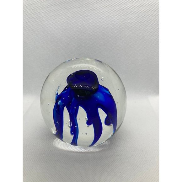 Unique Adorable Blue Octopus Paperweight - Picture 3 of 10